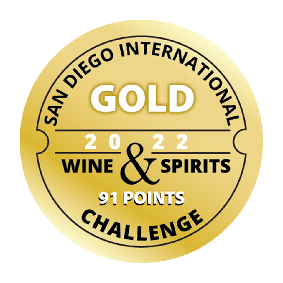 San Diego International Wine & Spirits Challenge - Gold - 91 points
